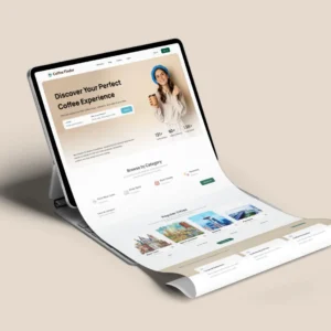 design-uiux-or-prototype-wireframe-for-mobile-and-web Landing Page Design